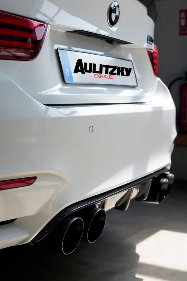 Aulitzky Exhaust | ECE Klappenabgasanlage 3" (76mm) ab Kat/OPF | BMW M3/M4 inkl. Competition/CS (F80/F82/F83) S55 – Bild 3